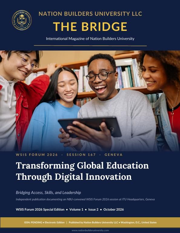 Cover of The Bridge, Volume 1, Issue 2, WSIS Forum 2026 Special Edition