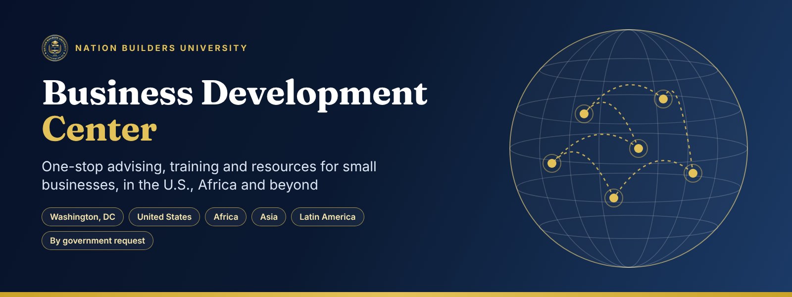 Nation Builders University Business Development Center: advising, training and resources for small businesses in the United States, Africa and beyond