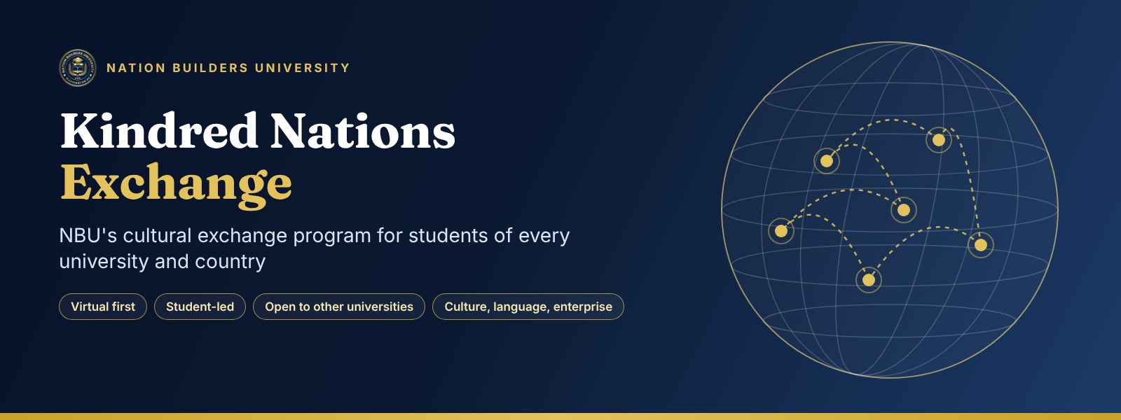 Kindred Nations Exchange by Nation Builders University: a cultural exchange program for students of every university and country